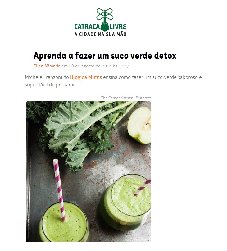Blog da Mimis no Catraca Livre 18.08.2014