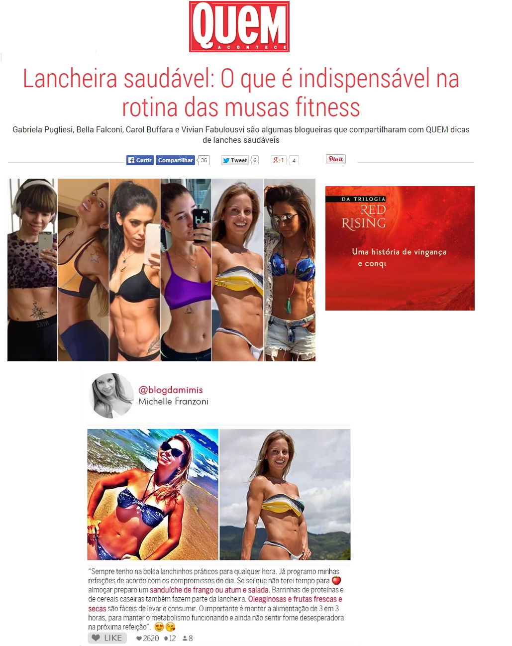Blog da Mimis na Quem Online - 19.11.2014