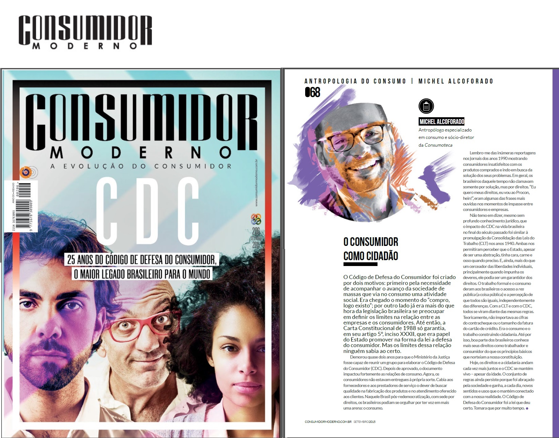 CONSUMOTECA NA CONSUMIDOR MODERNO - ED SETEMBRO