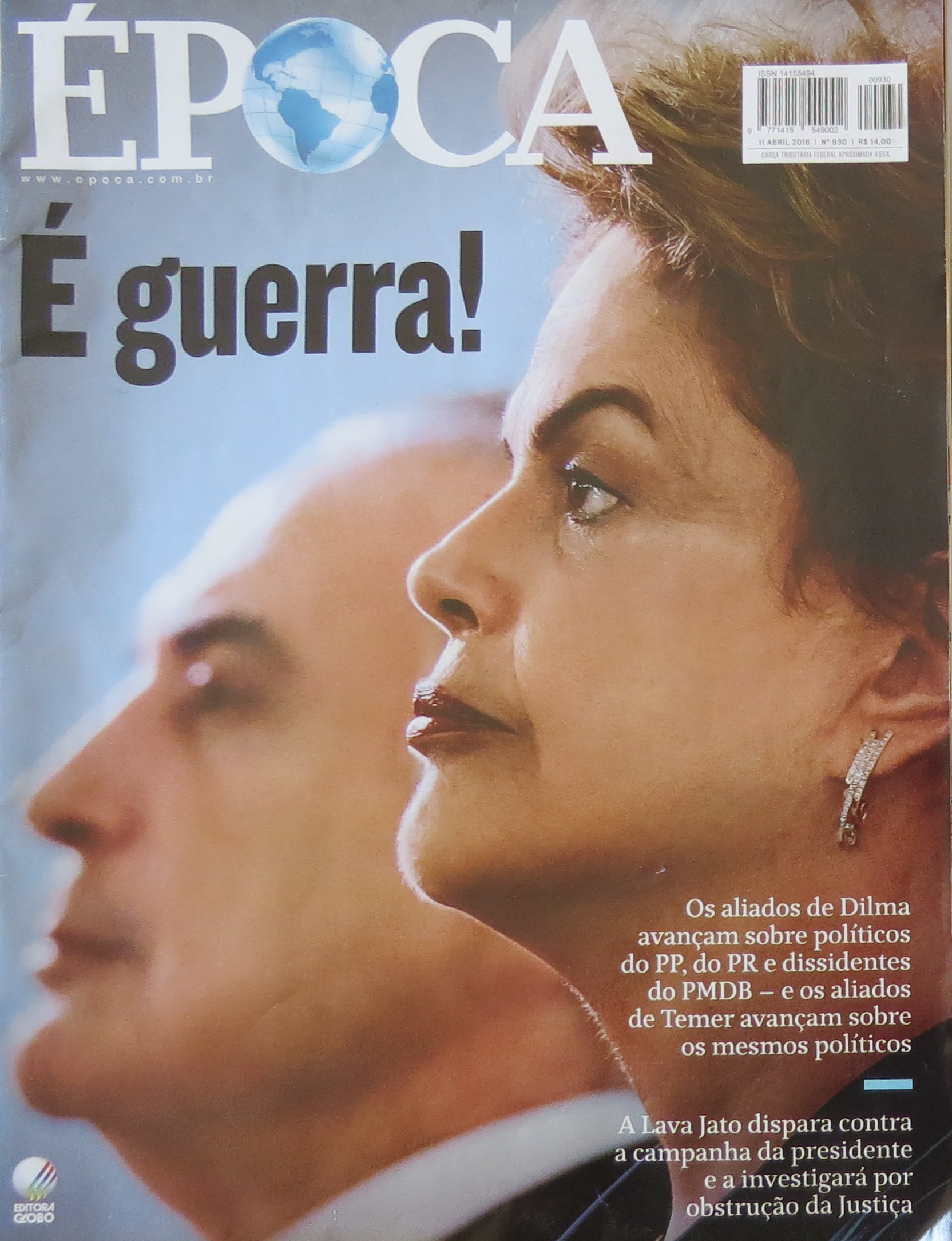 CAPA DA ÉPOCA 11.04.2016