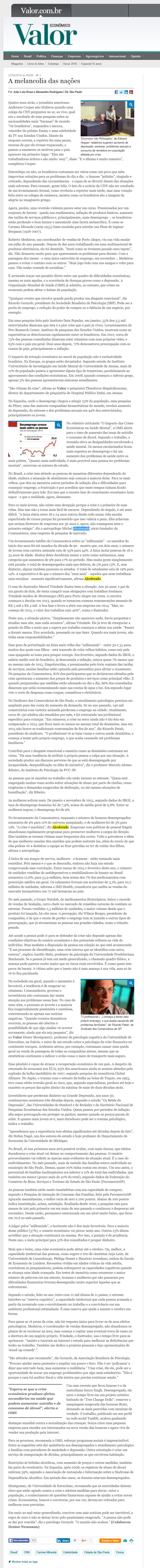 CONSUMOTECA NO JORNAL VALOR ECONOMICO on line_CADERNO EU E FIM DE SEMANA 22.04.2016