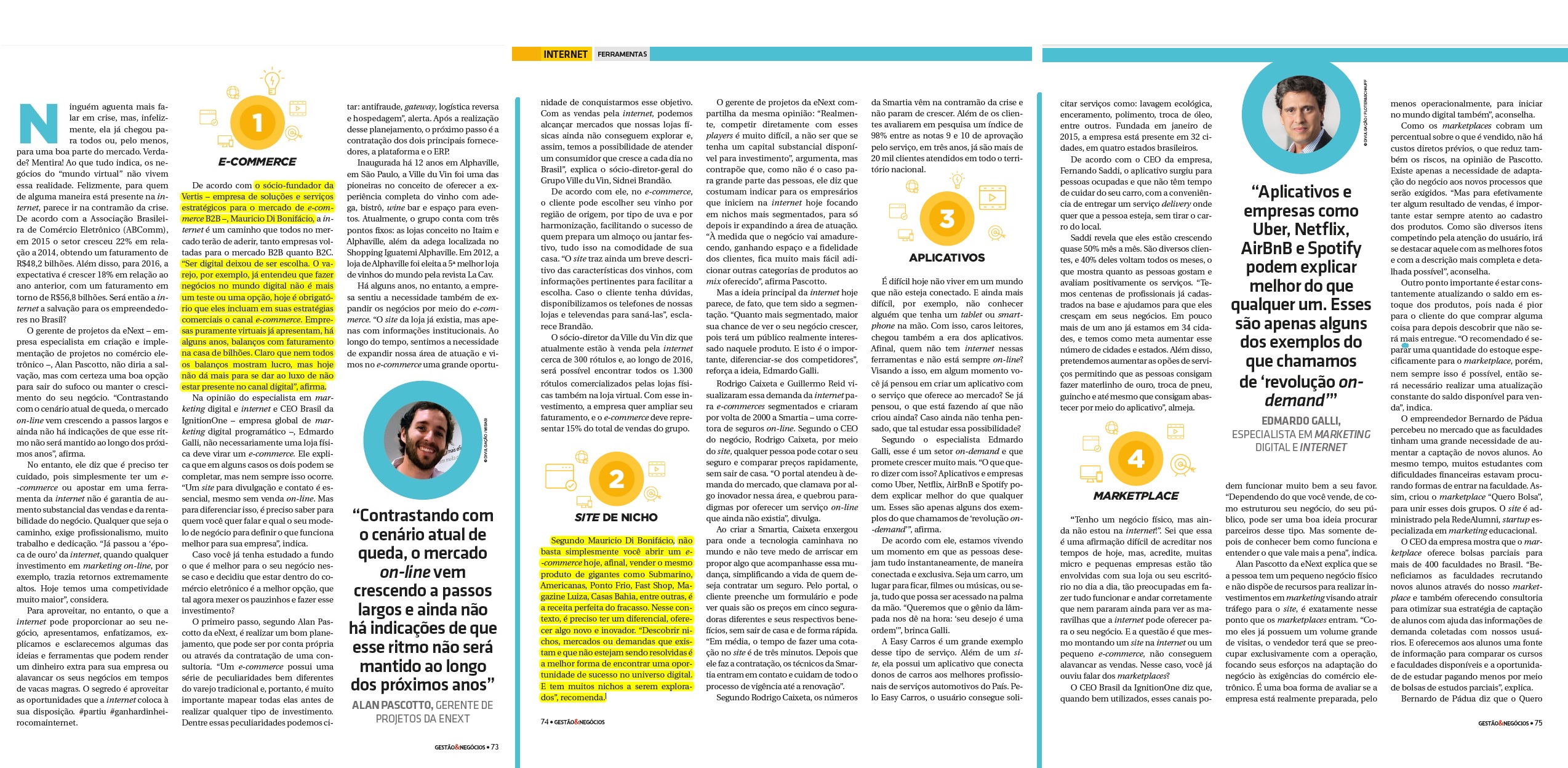 Vertis na Revista Gestão e Negócios de Maio _ ed 89 _ Matéria_ parte 1