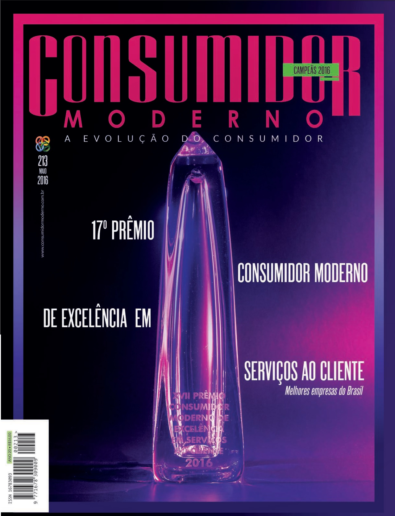 Revista Consumidor Moderno _ CAPA _ Maio 2016