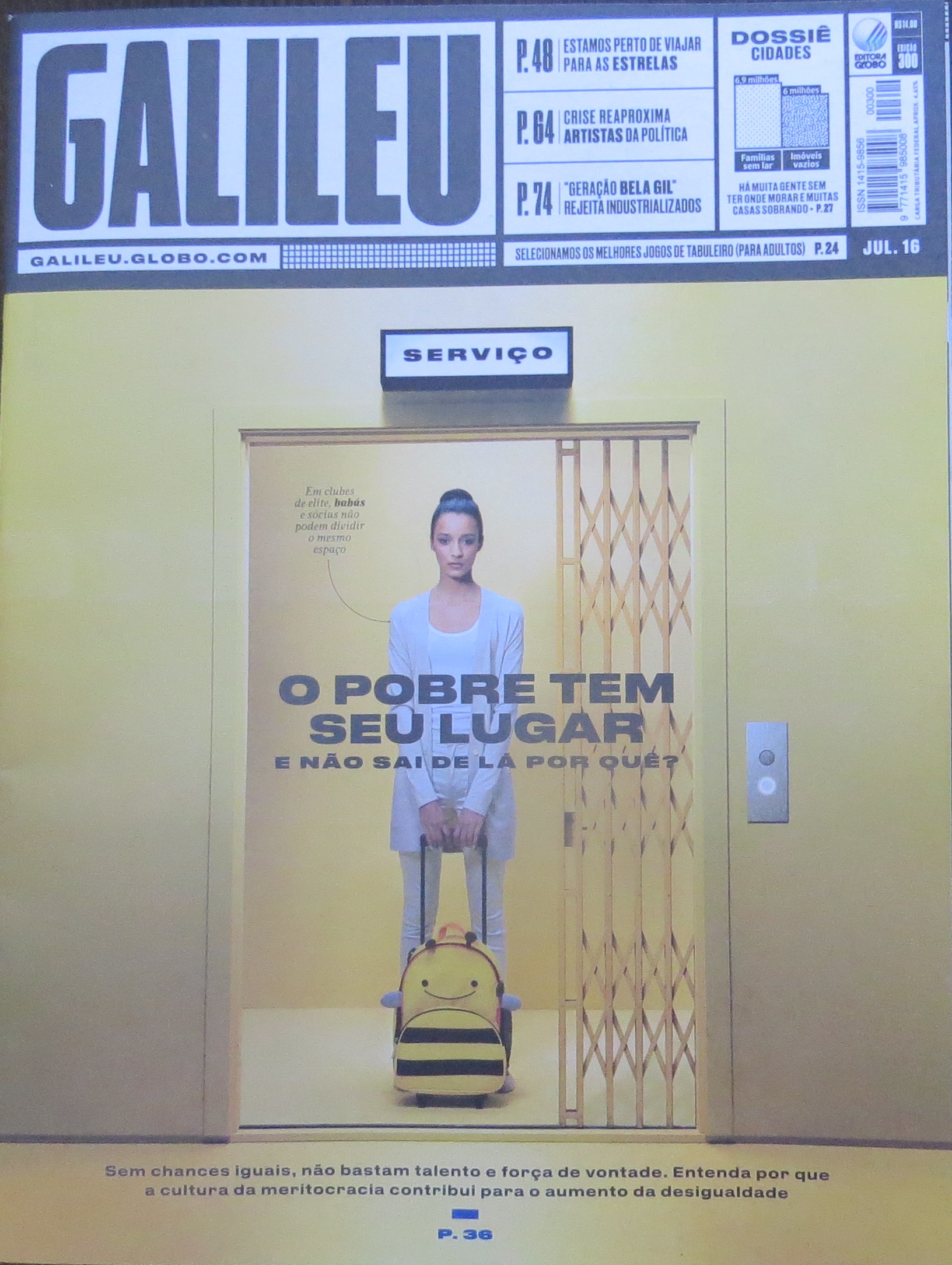 Capa da Revista Galileu _ Julho 2016