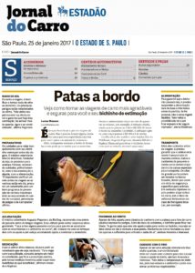 BIODOG NO JORNAL IMPRESSO ESTADÃO - JORNAL DO CARRO - 25.01.2017